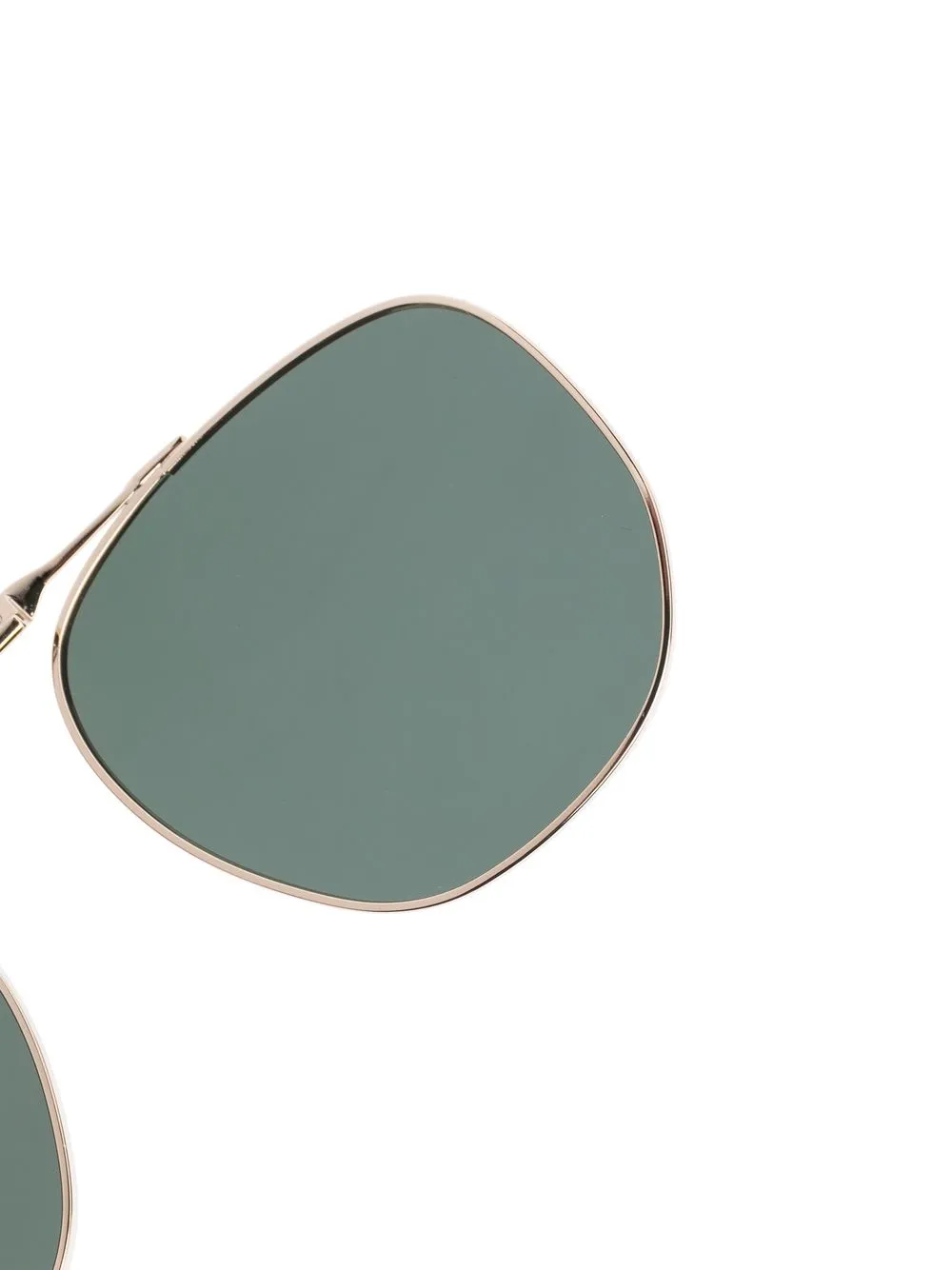 Shop Eyewear By David Beckham Tinted Pilot-frame Sunglasses In Gold