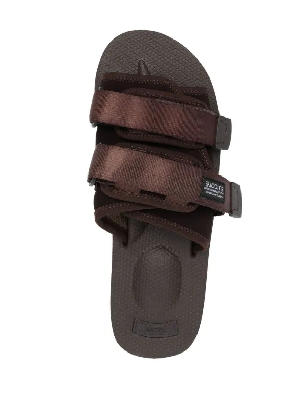 Suicoke Black and Brown Strap Sandals Suicoke Brown DEPA-V2S Sandals Suicoke main image 2