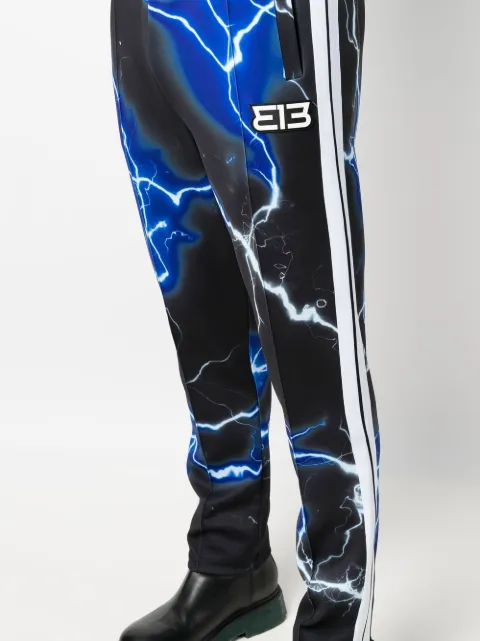 graphic track pants