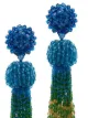 Oscar de la Renta beaded tassel earrings