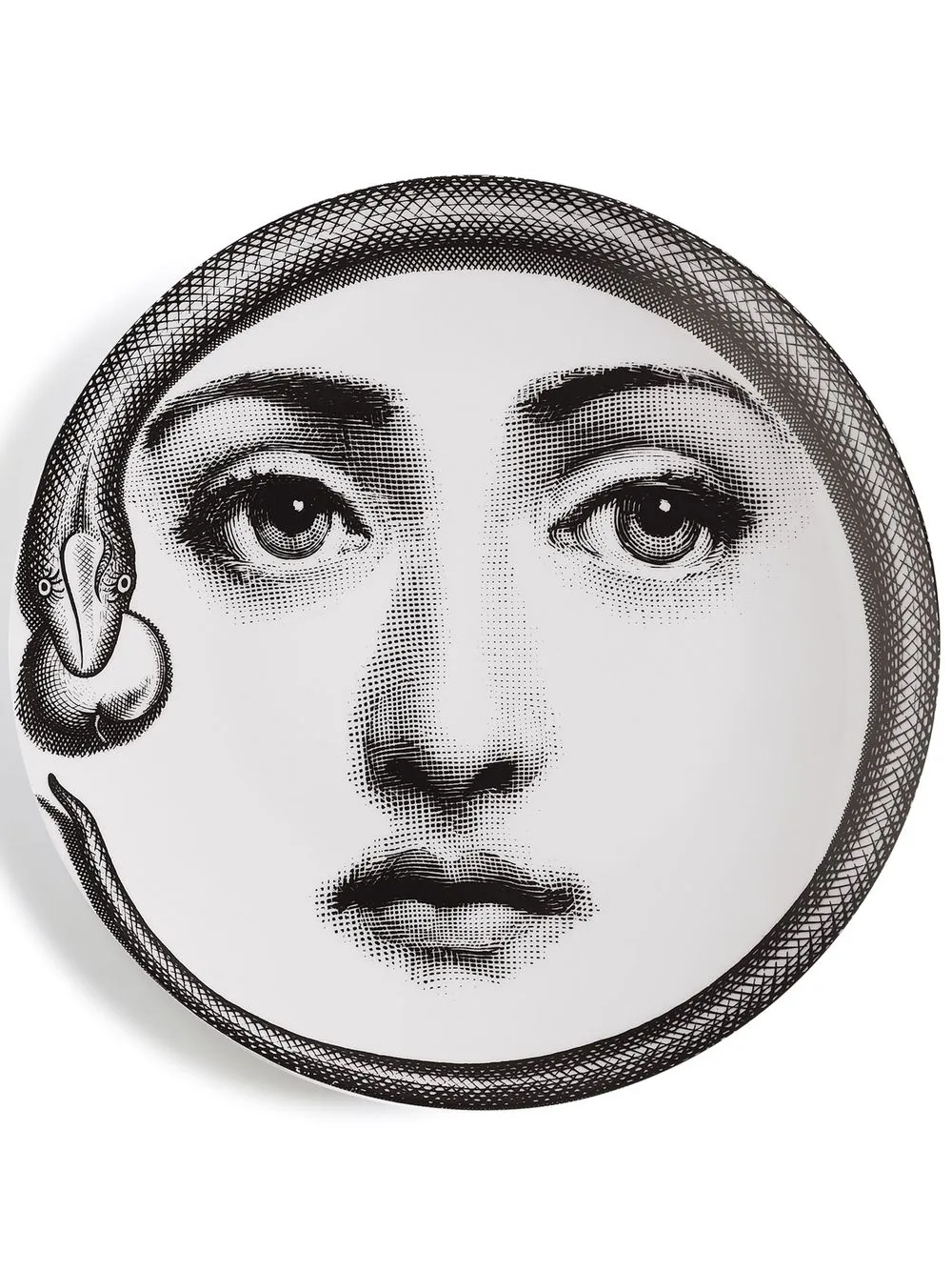 

Fornasetti plato Tema e Variazioni n.159 - Blanco