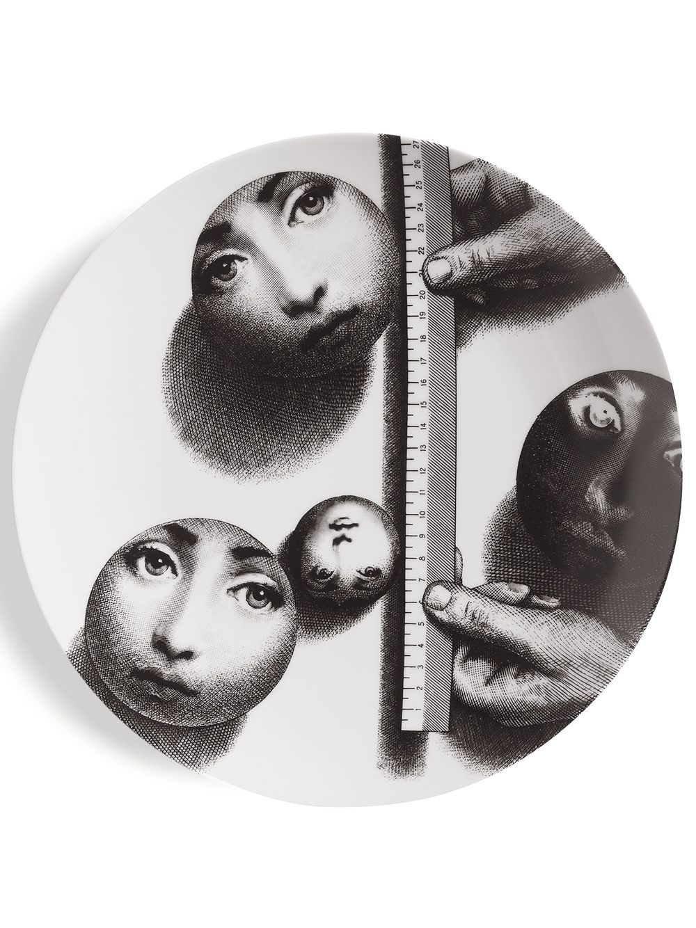 

Fornasetti Tema e Variazioni n.173 wall plate - White