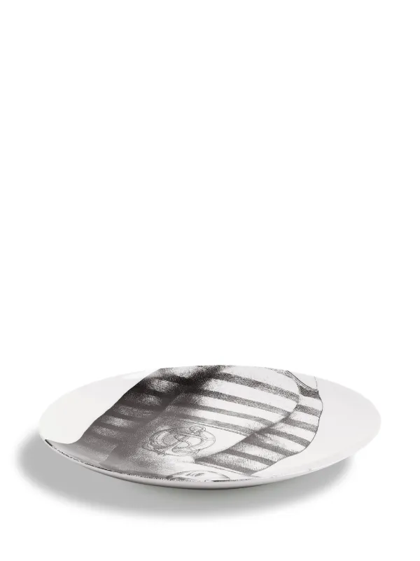 Fornasetti Tema e Variazioni n.215 装饰盘| 灰色| FARFETCH CN