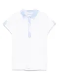 Patachou piqué polo shirt - White