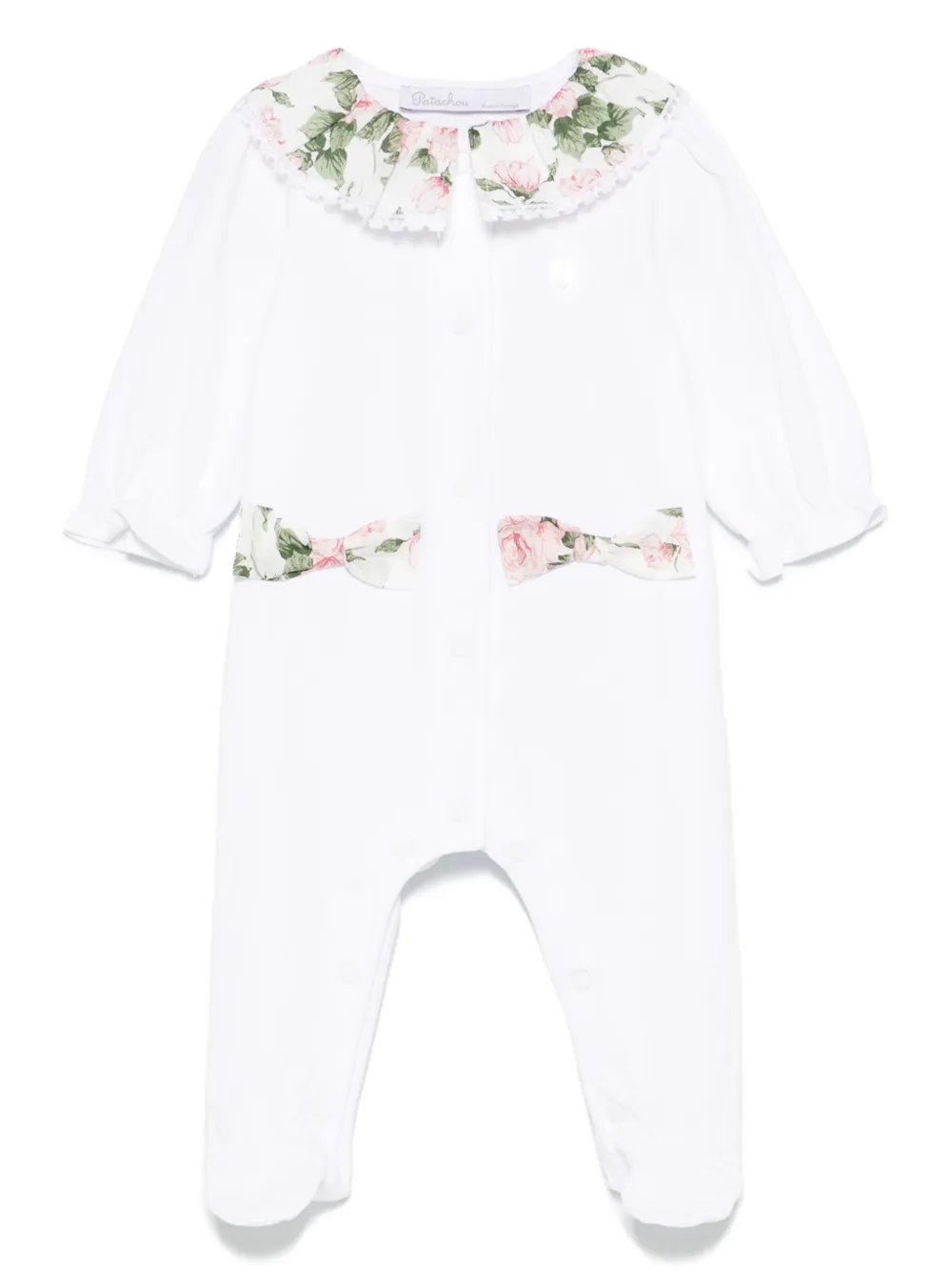 Patachou ruffle-detailed pyjama | White | Image 1