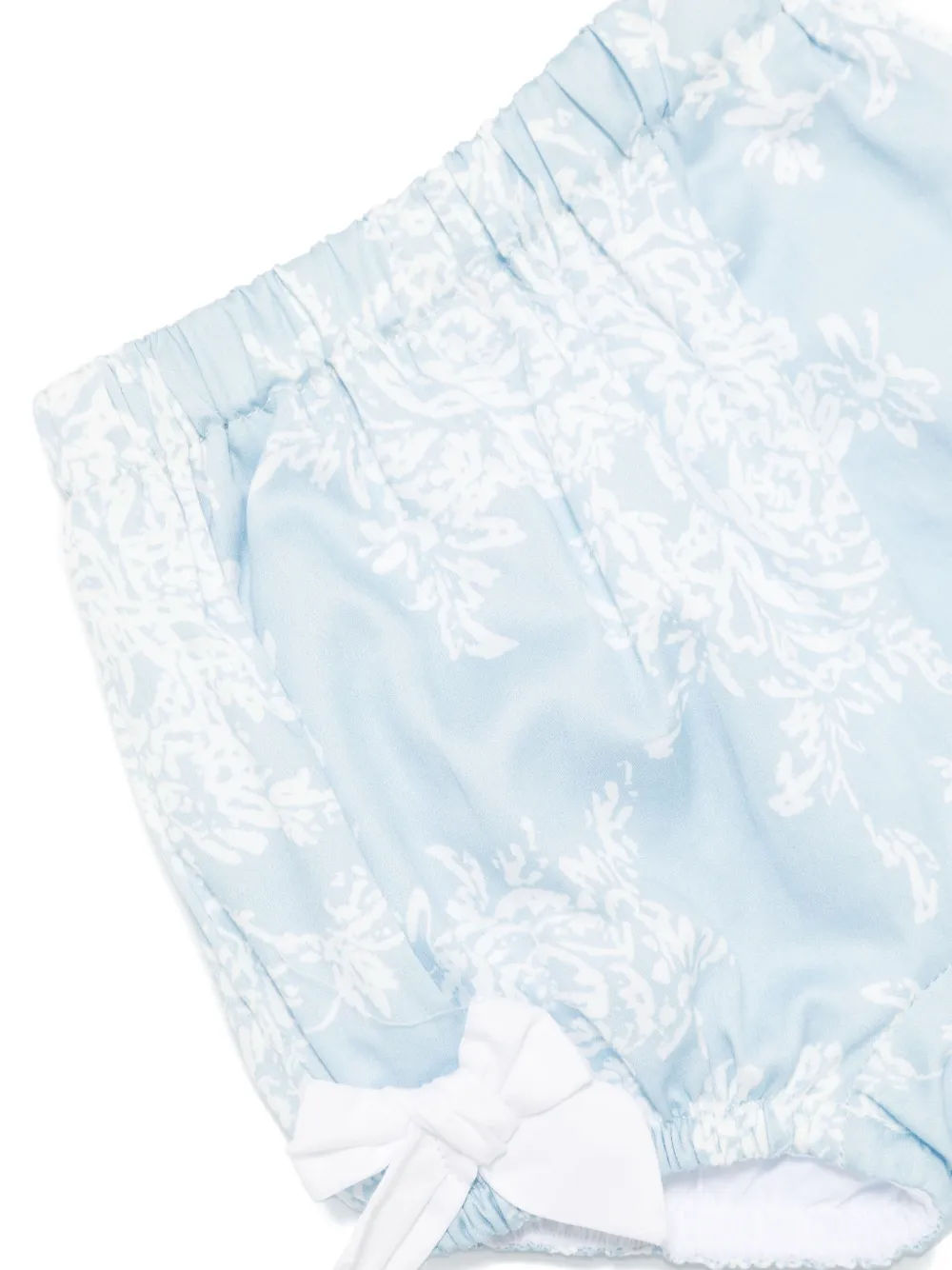 Patachou Shirt en shorts met bloemenprint Blauw