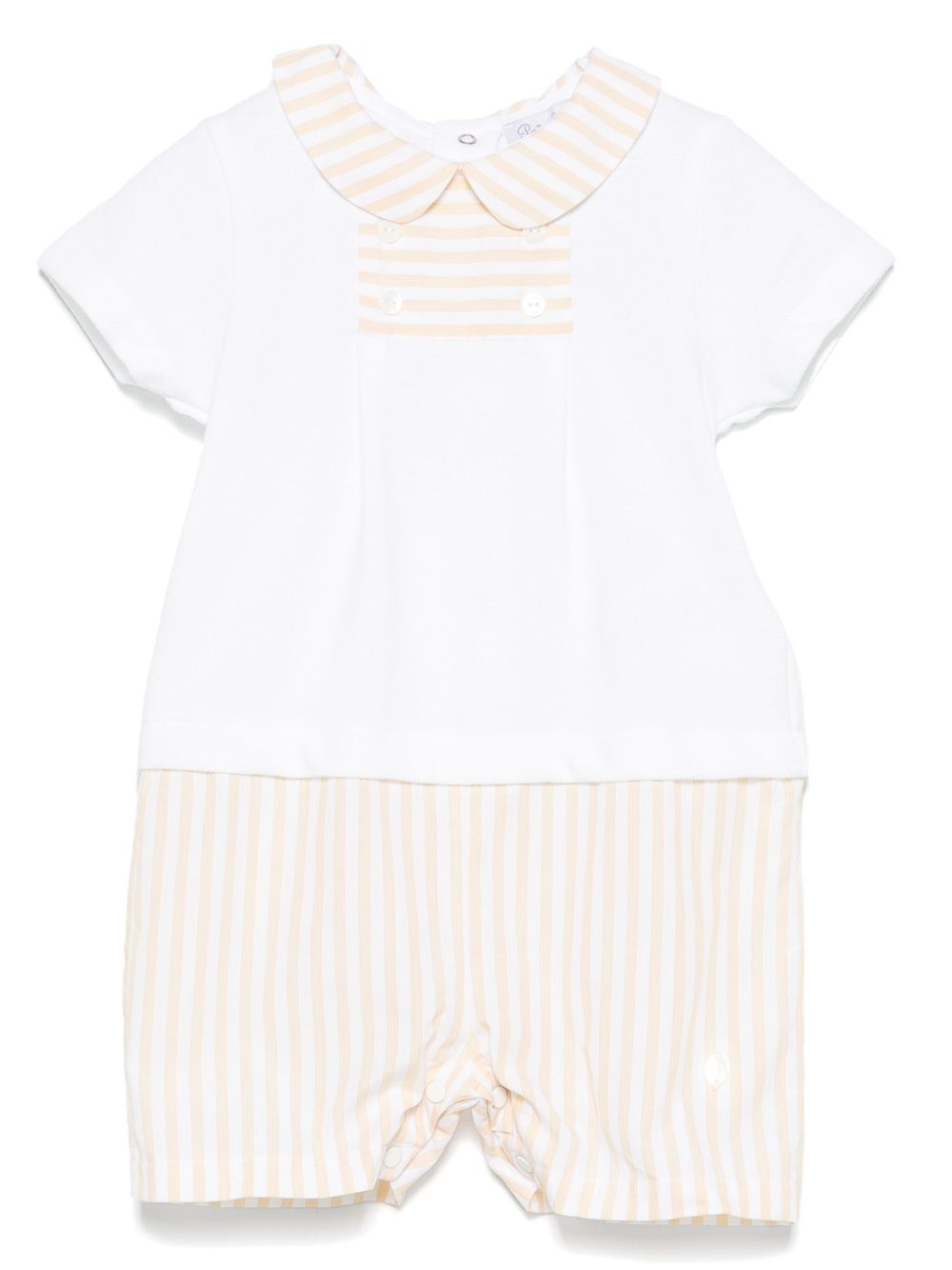 Patachou striped romper - Yellow