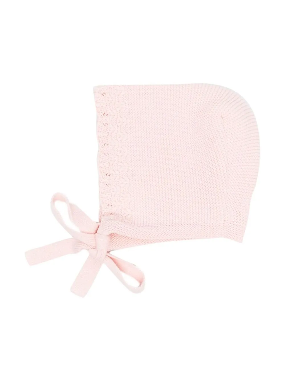 

Patachou tie-fastening knit cap - Pink