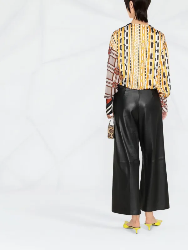 Dsquared2 ディースクエアード プリント ラップブラウス - FARFETCH