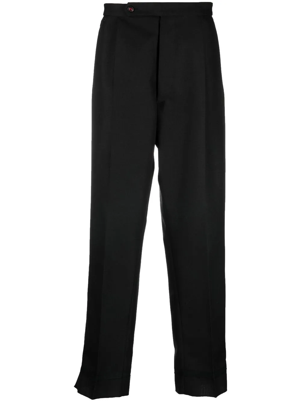 maison margiela pantalon de costume en mohair - noir