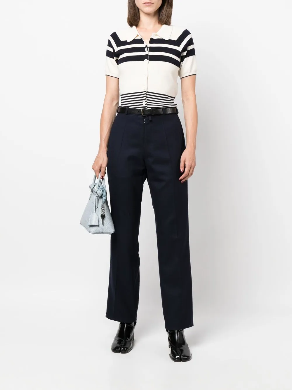 tailored wool trousers