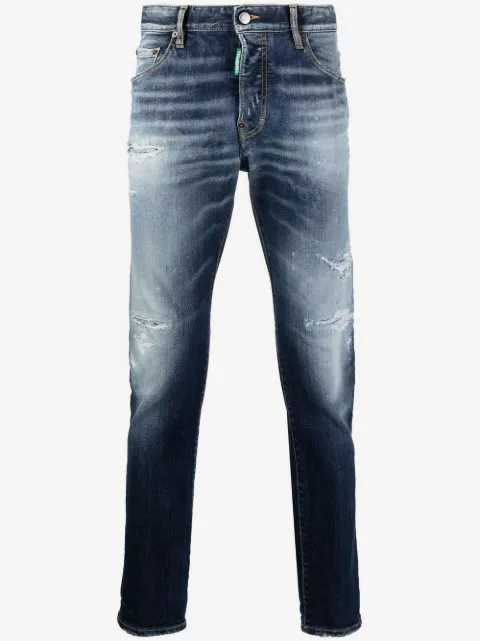 DSQUARED2 jeans slim con efecto envejecido