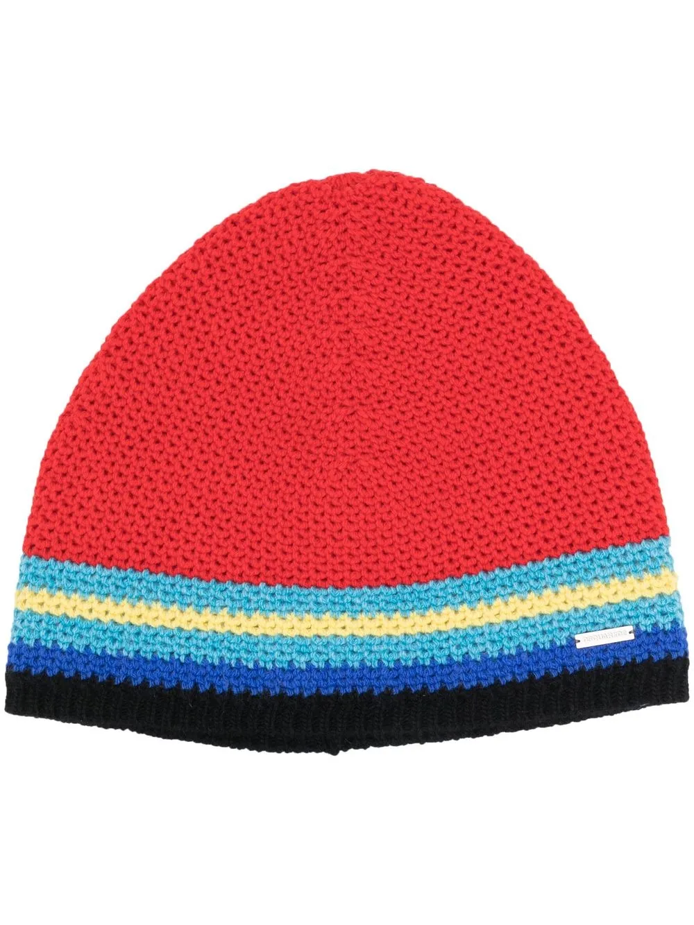 

Dsquared2 striped knitted beanie