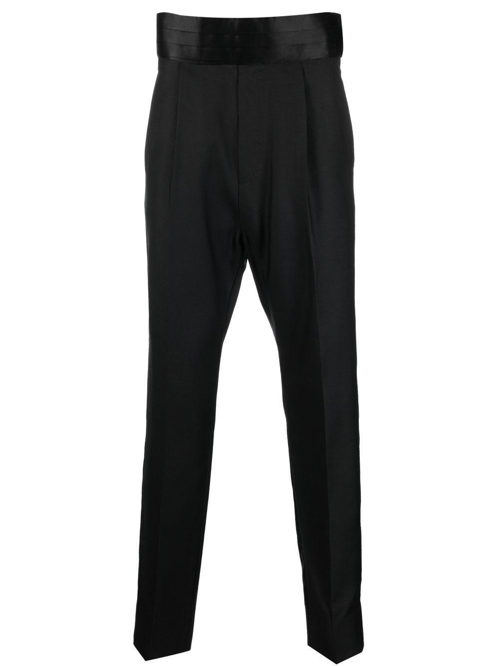 

Dsquared2 pantalones de vestir con tiro alto - Negro