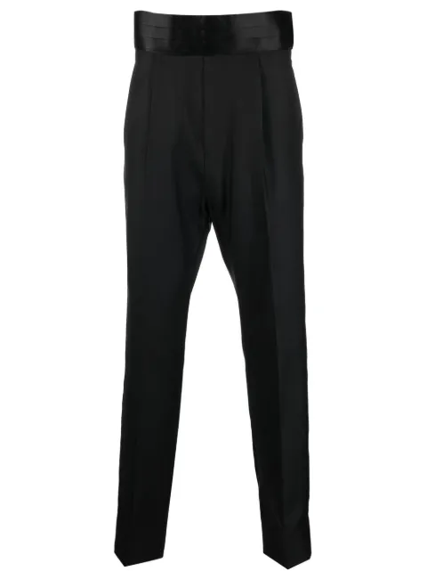 DSQUARED2 pantalones de vestir con tiro alto
