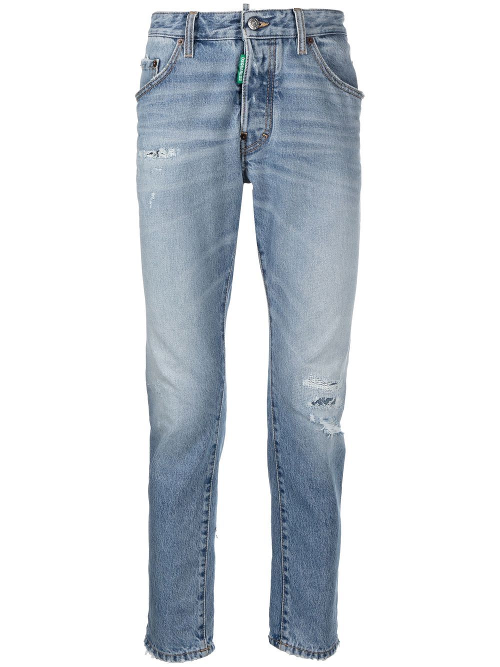 Dsquared2 straight-leg Ripped Jeans - Farfetch