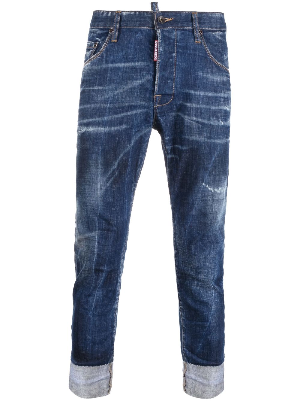 DSQUARED2 distressed-effect cropped jeans Men