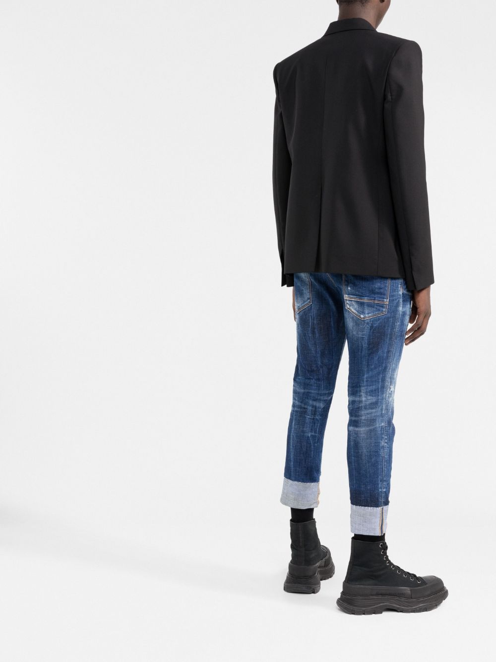 DSQUARED2 distressed-effect cropped jeans Men