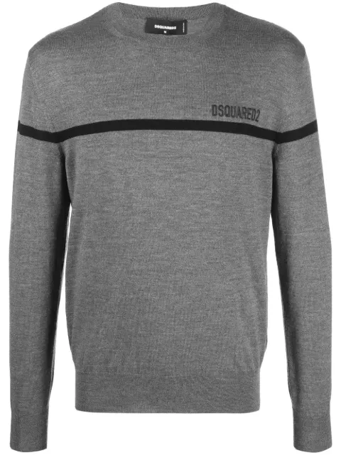 DSQUARED2 Pullover mit Logo-Stickerei