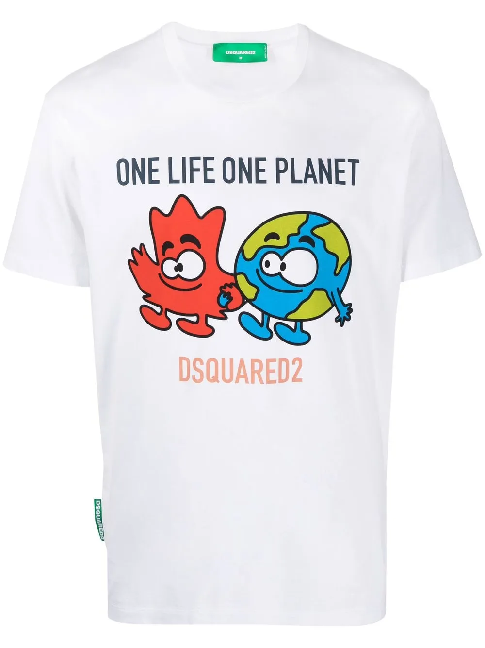 

Dsquared2 playera con eslogan estampado - Blanco