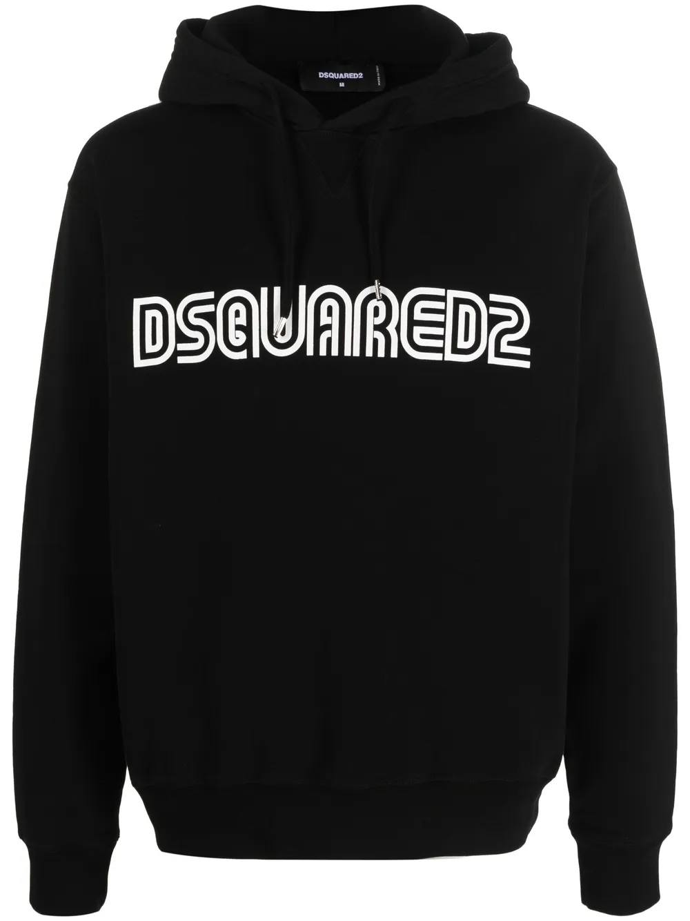 

Dsquared2 hoodie con logo estampado - Negro