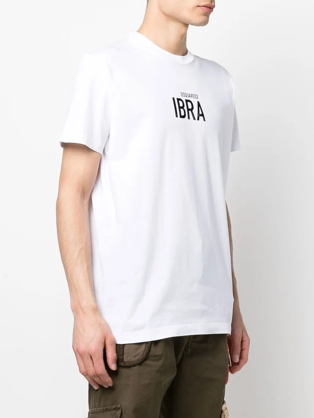  Dsquared2 T Shirt Mit Logo Print   Weiß 