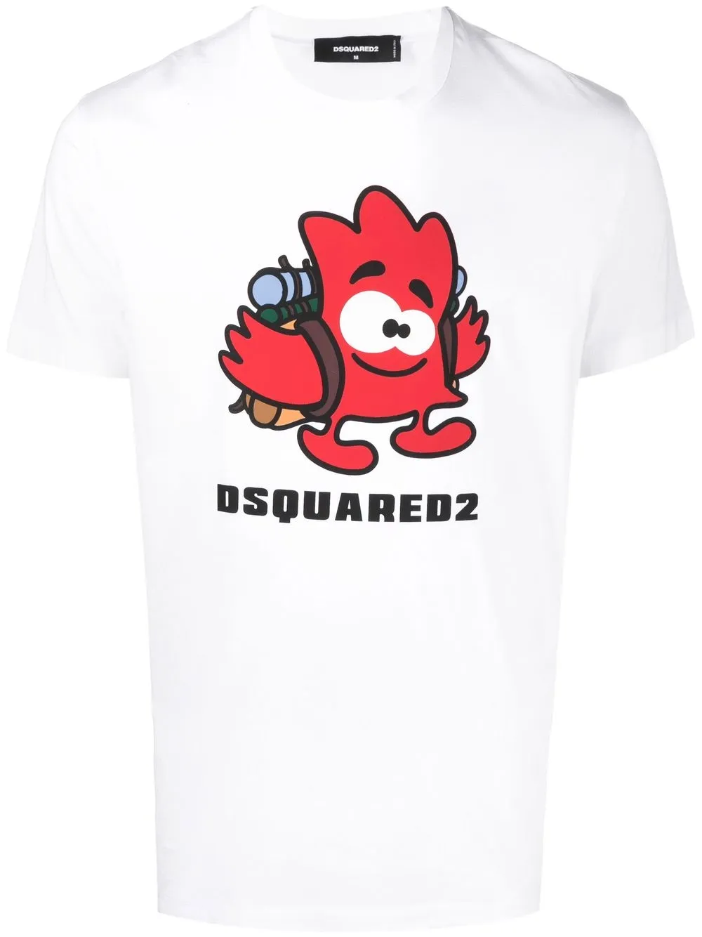 

Dsquared2 playera con logo estampado - Blanco