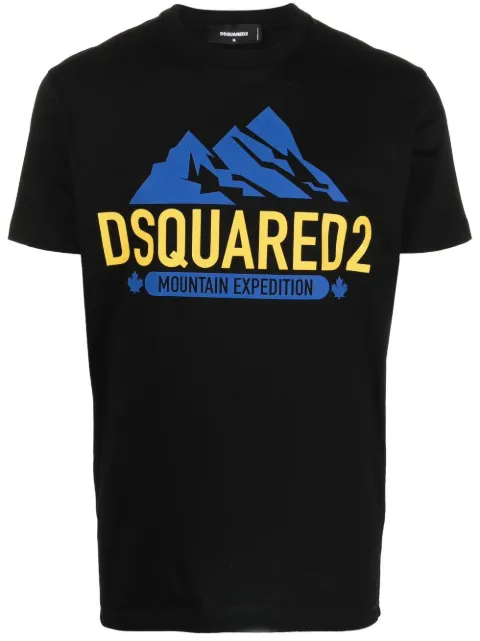 DSQUARED2 playera con logo estampado