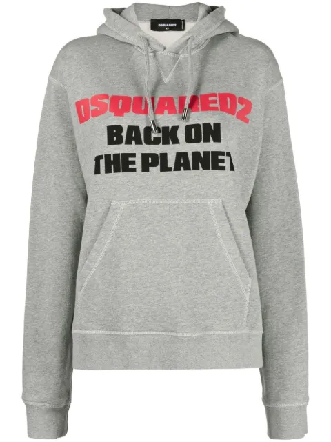 DSQUARED2 slogan-print hoodie Women