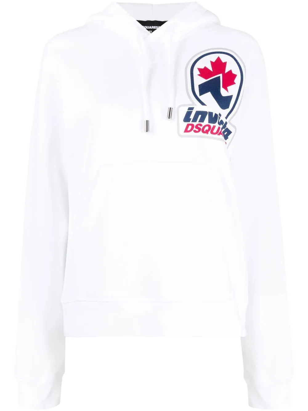 

Dsquared2 hoodie con parche del logo - Blanco