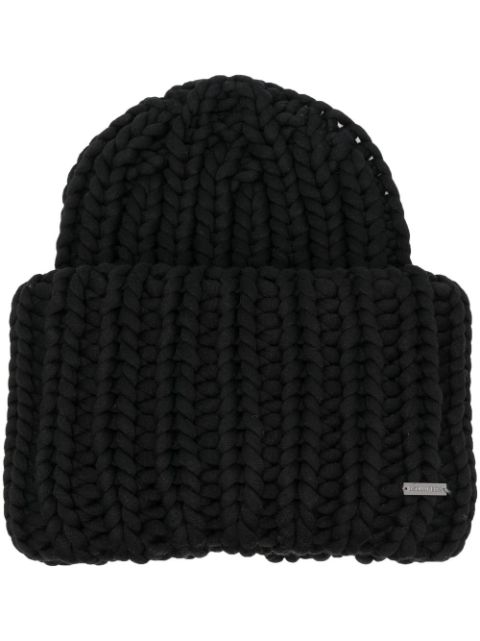 DSQUARED2 ribbed-knit beanie hat Women