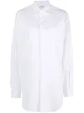 Maison Margiela longline poplin shirt - White