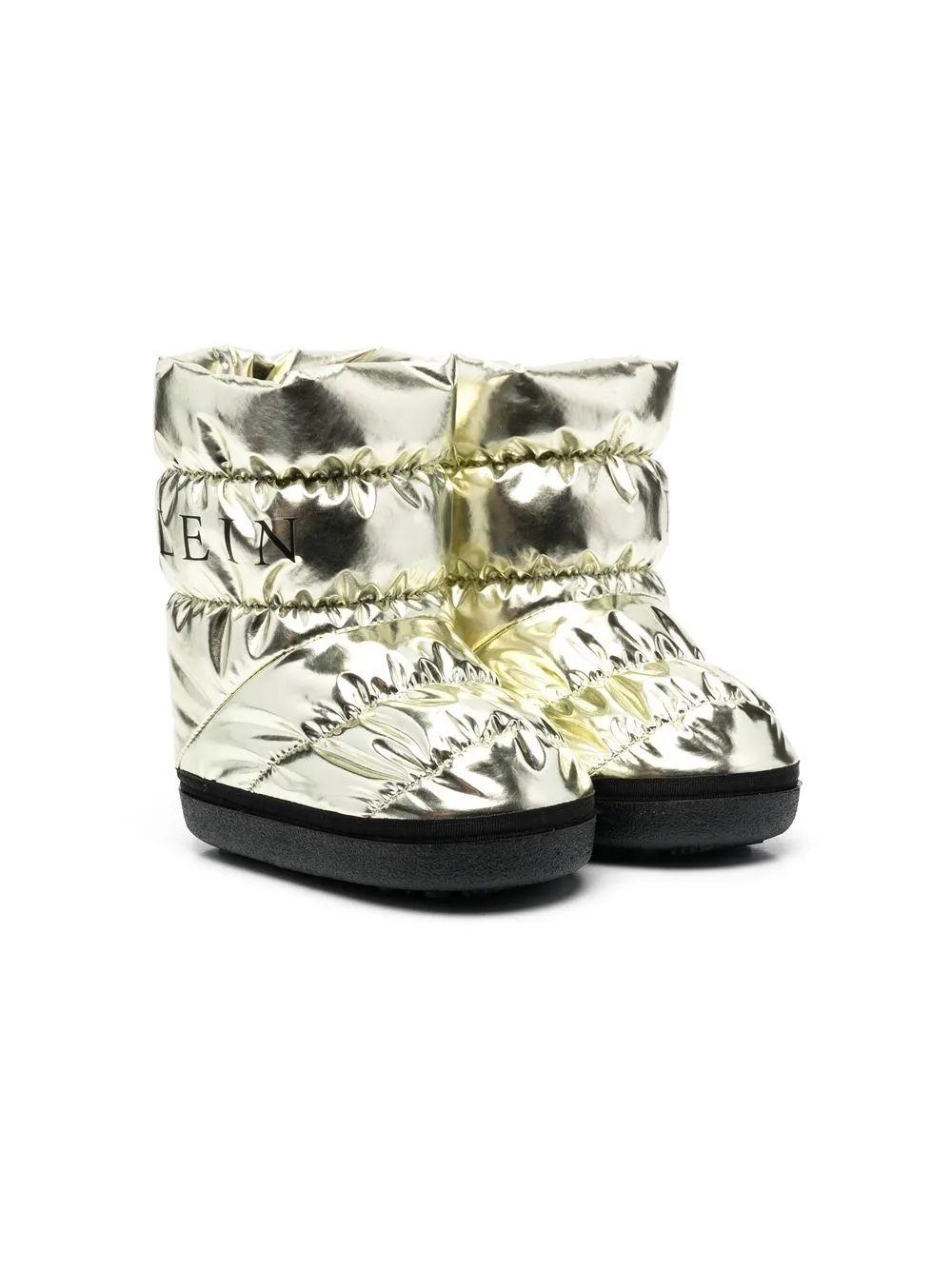 

Philipp Plein Junior botas para nieve capitonadas - Dorado