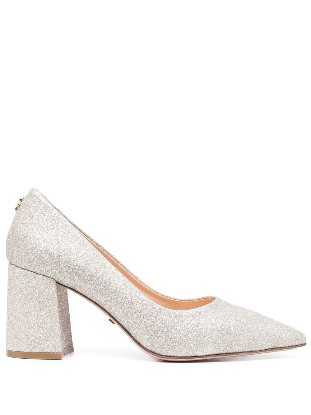 

Loulou pointed-toe 75mm metallic pumps - Neutrals