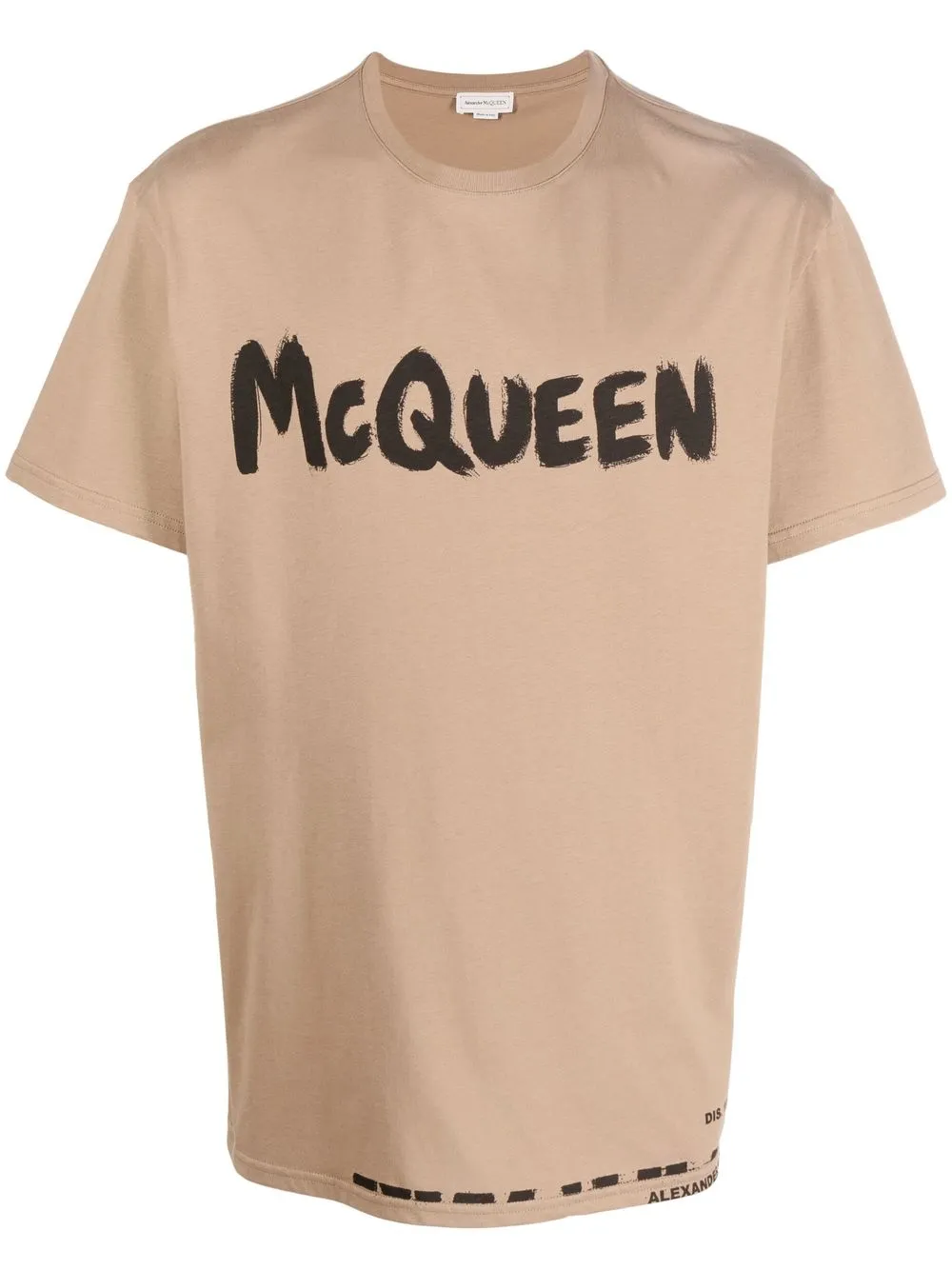 

Alexander McQueen logo-print short-sleeve T-shirt - Brown