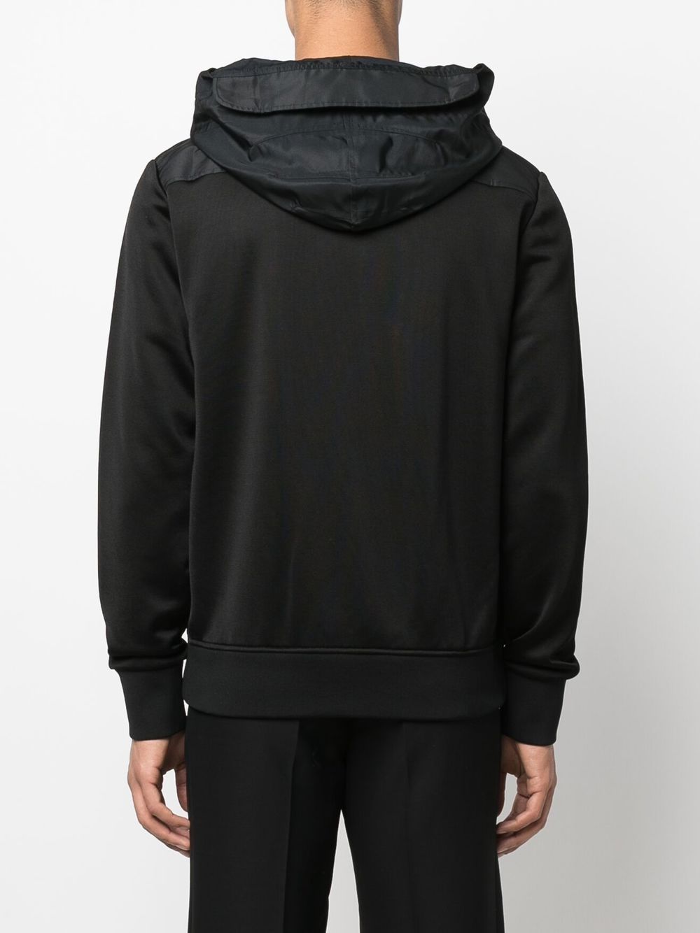 Alexander McQueen contrast-panel zip-up hoodie Men