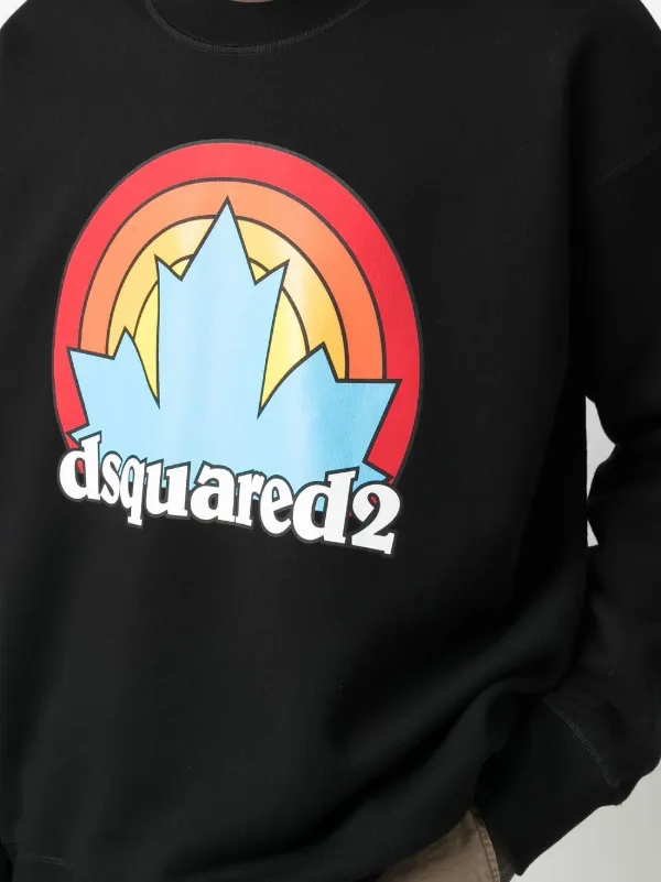DSQUARED2 ロゴ ジャージスウェットシャツ Dsquared2 ディースクエアード ロゴ スウェットシャツ - FARFETCH