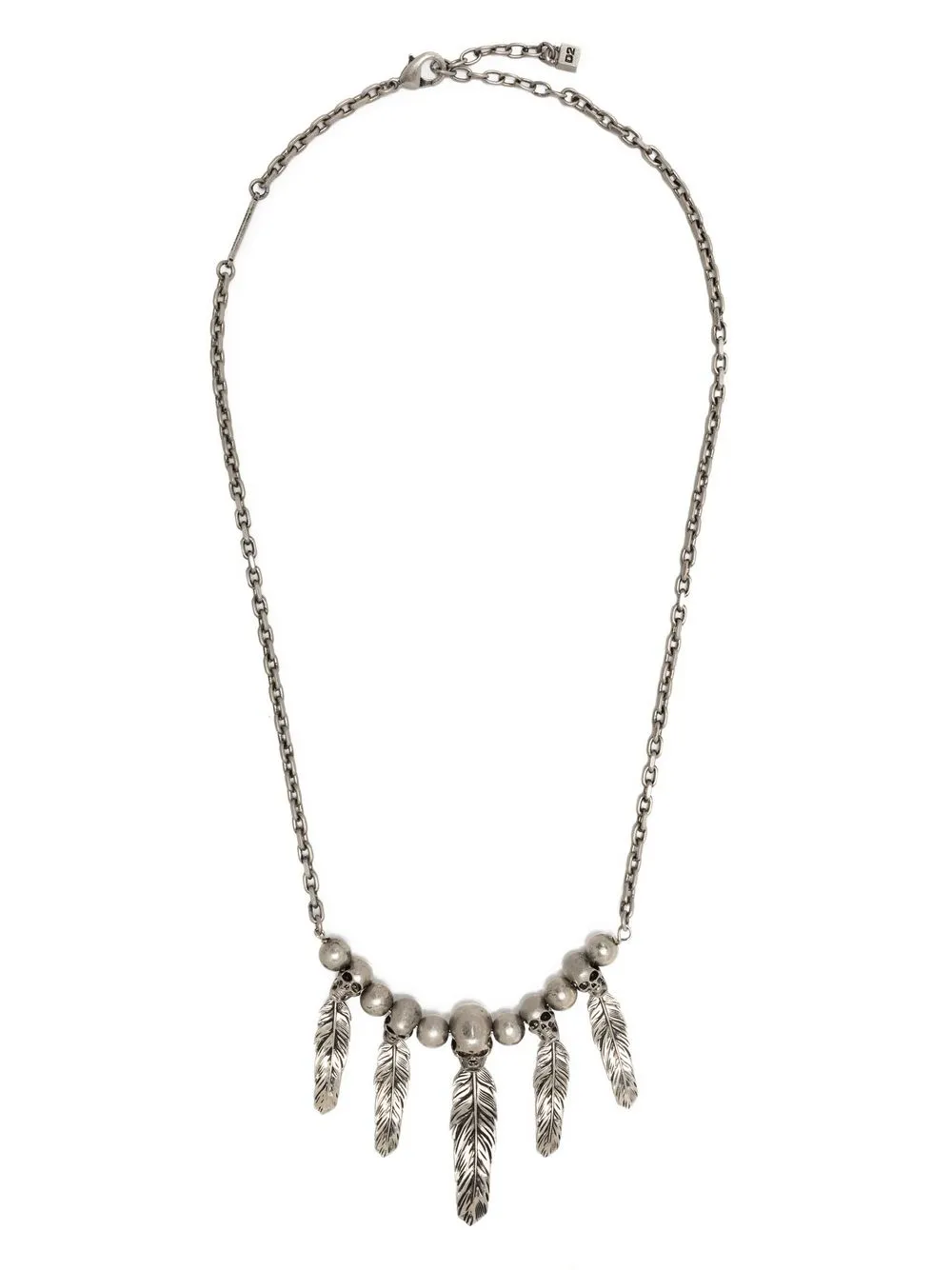 

Dsquared2 feather-detail necklace - Silver