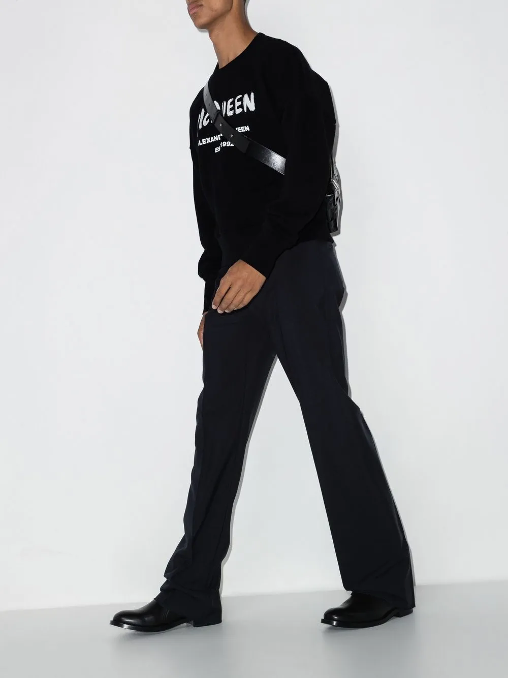 Graffiti print sweatshirt