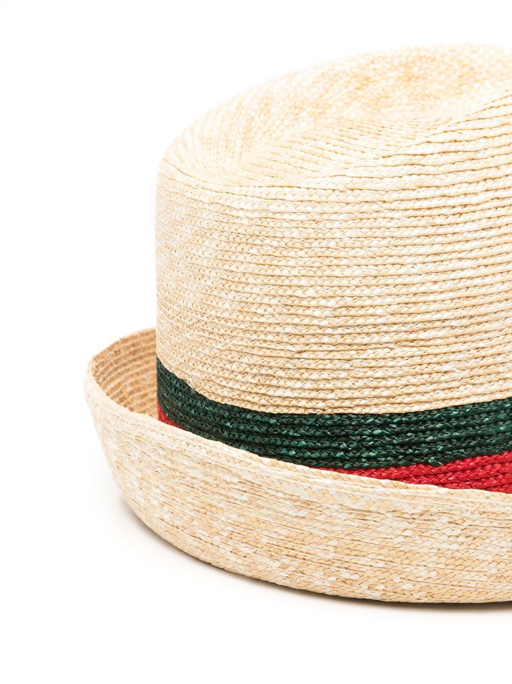 Gucci Trilby met gestreepte afwerking - Beige