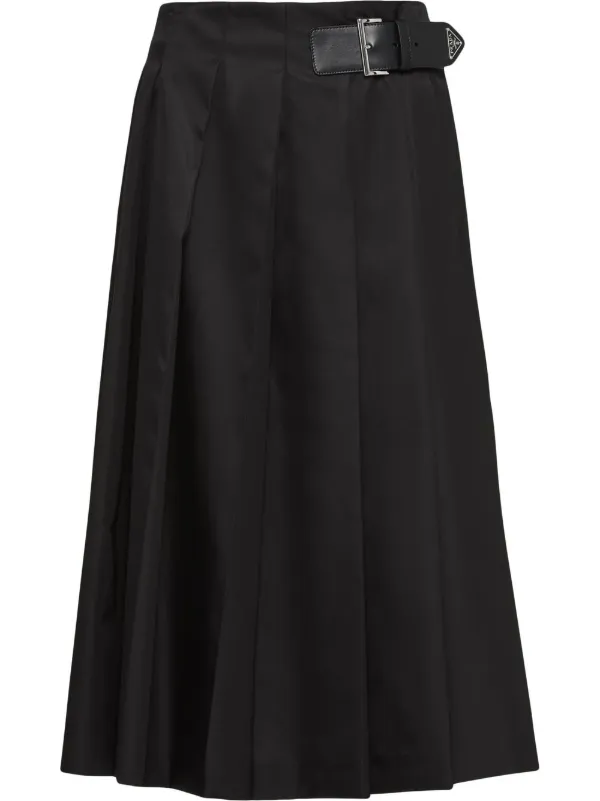 Prada high-waisted Pleated Skirt - Farfetch