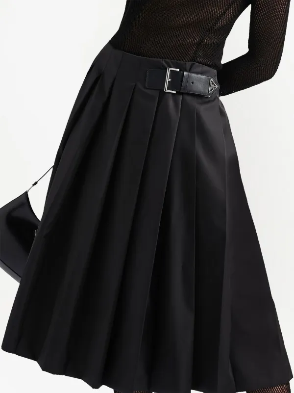 Prada high-waisted Pleated Skirt - Farfetch