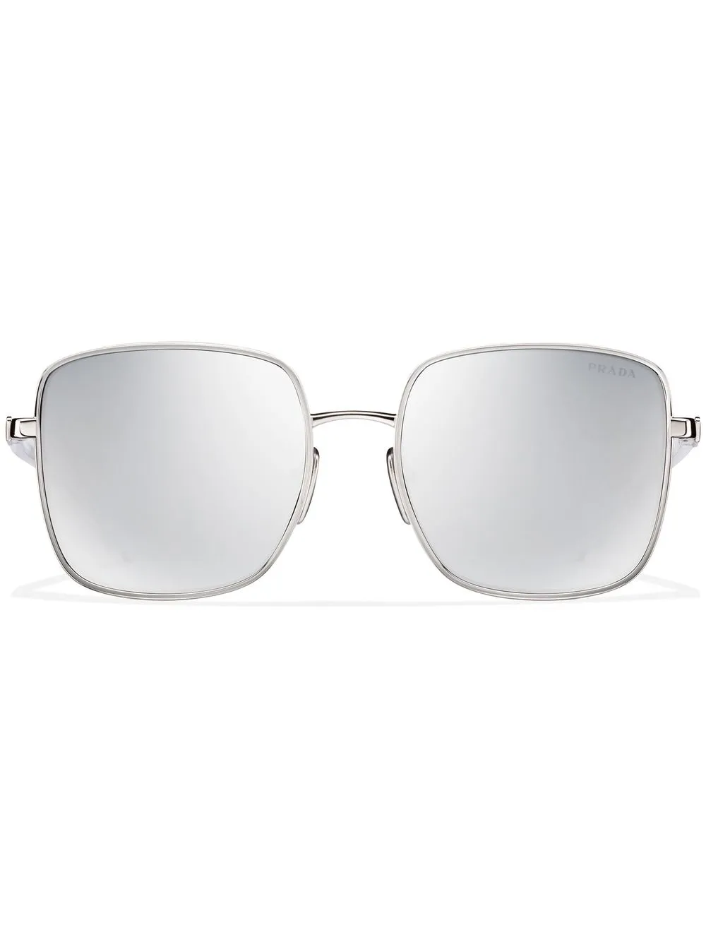 

Prada Eyewear lentes de sol Symbole con armazón cuadrada - Blanco