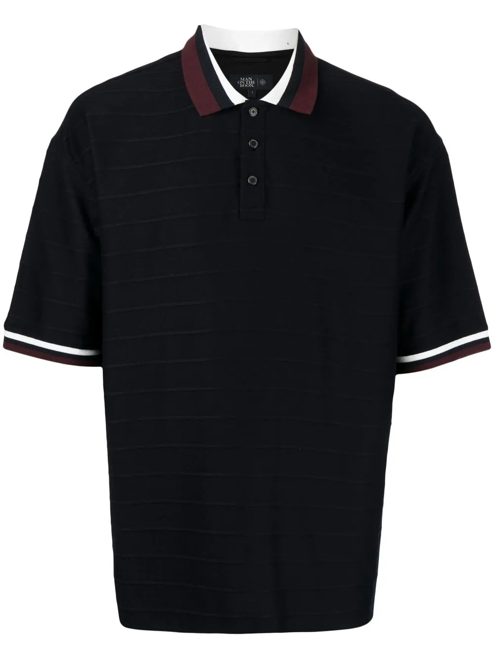 

Man On The Boon. short-sleeve polo shirt - Black