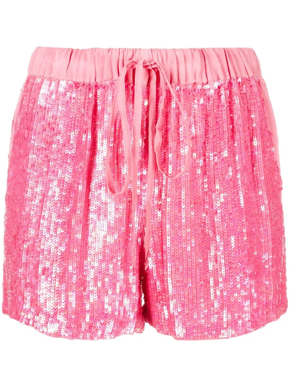 

P.A.R.O.S.H. shorts bordados con lentejuelas - Rosado