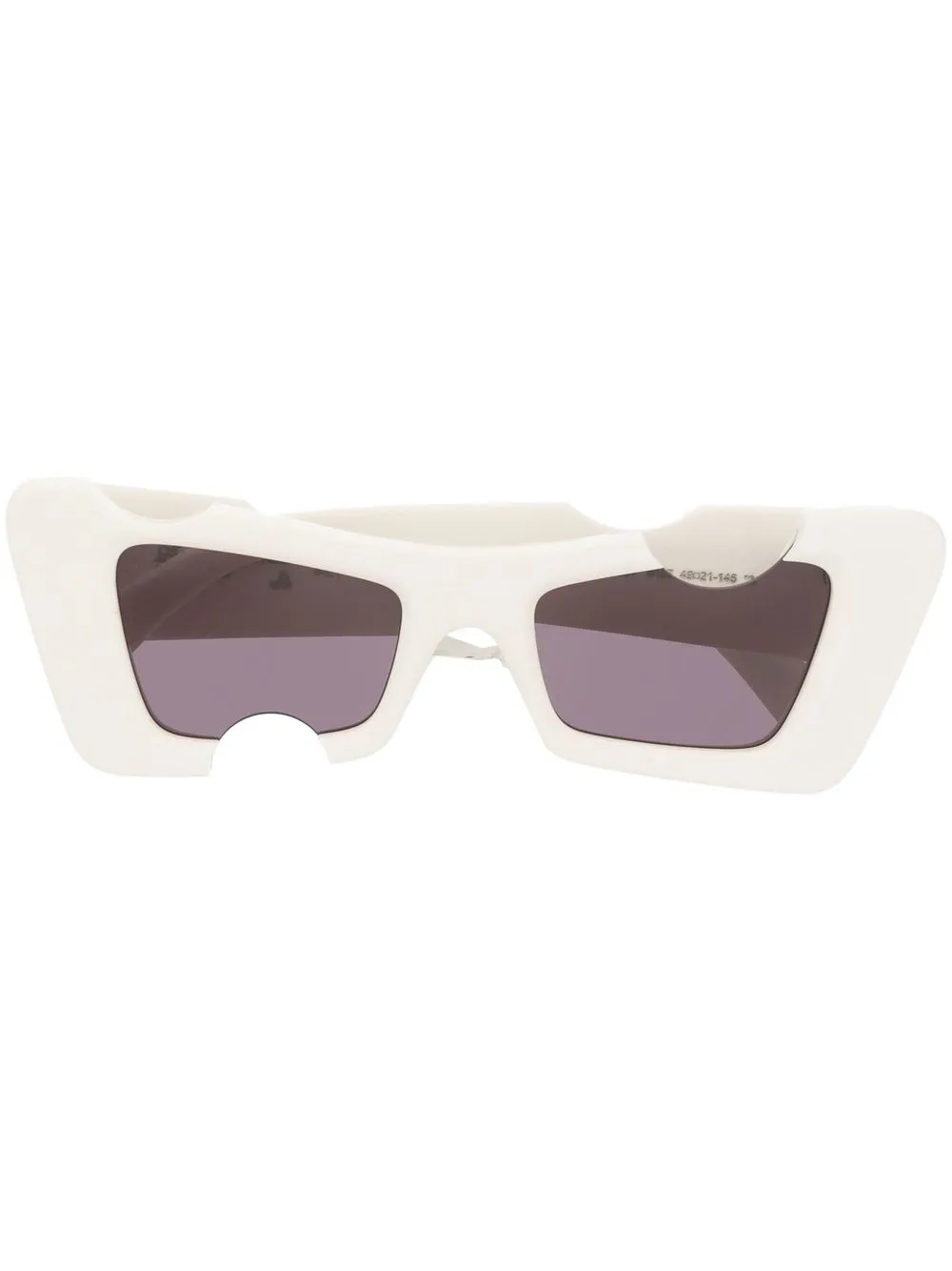 

Off-White lentes de sol Cannes - Blanco