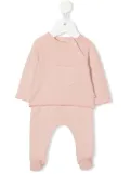 TEDDY & MINOU cat-motif two-piece set - Pink