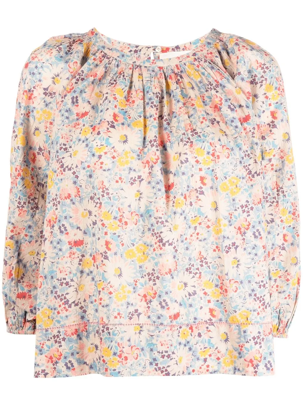 

The Great. blusa con estampado floral - Neutro