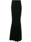 Zuhair Murad stretch-jersey long mermaid skirt - Black