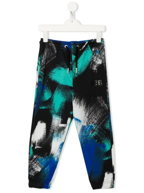 Diesel Kids pantalones con motivo tie-dye